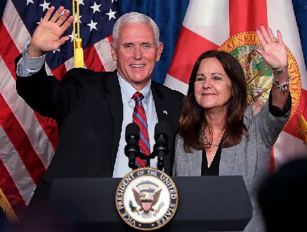 How much weight did Karen Pence lose