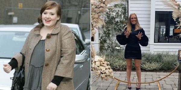 Slim Adele before and after weight loss