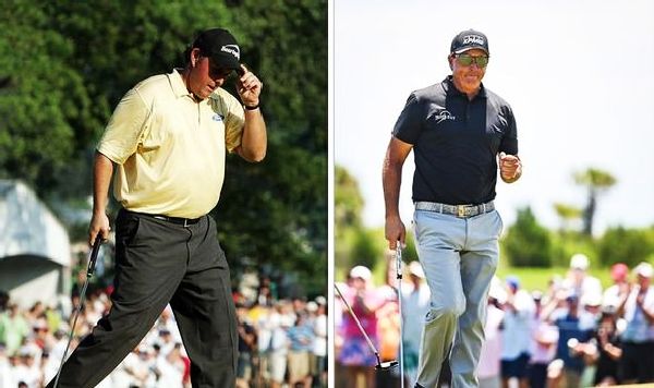 What was prior to Phil Mickelson s weight loss?