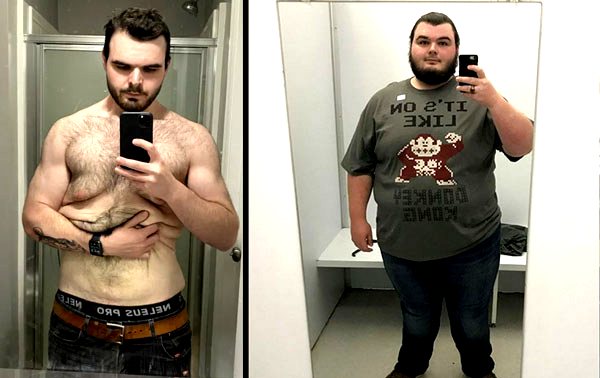 Dylan Wall before and after weight loss photo