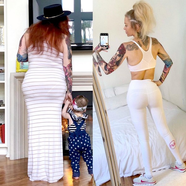 Jenna Jameson before and after weight loss